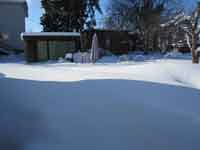 Orörd snö